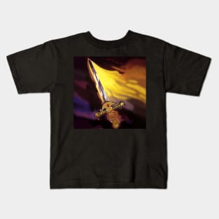 My Powerful Sword on Fire Kids T-Shirt